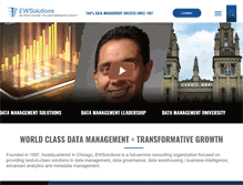Tablet Screenshot of ewsolutions.com